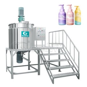 GY High Quality Stainless Steel Homogenizing Vacuum Mixer Homogenizer Paste Mixing Tank Automatic Liquid Soap Making Machine