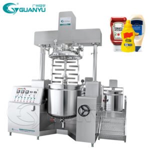 Guanyu Margarine Manufacture Machinery Vacuum Barbecue Sauce Making Machine Homogenizing Emulsifying Machine
