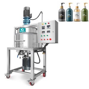 Cosmetics Shampoo Mixing Manufacturing Plant Small Liquid Detergent Shampoo Mixer Tank 100 Liters Liquid Soap Mixing Machine
