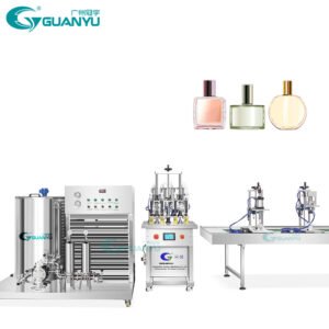 Semi-automatic Vertical Perfume Filling Machine Perfumes Production Line Semi-automatic Perfume Freezer Capping Equipment