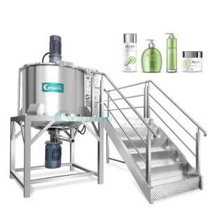 Guanyu 1000L Open Lid Homogenizing Mixer Cosmetic Making Machine Cream Cleanser Lotion Mixing Equipment Detergent Shampoo Mixer