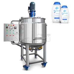 Guanyu 500liter Jacketed Cosmetic Lotion Cream Mixer Blender Homogenizer Shampoo Mixing Machine