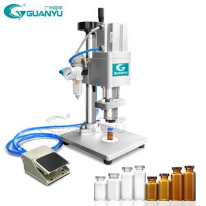 Semi Automatic Aluminum Seal Perfume Filling Capping Sealing Packaging Machine Ketchup  Syrup Making Machine