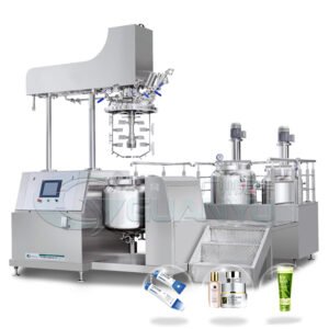 Mixer Vacuum Homogenizing Emulsifier Machine Body Lotion Face Skin Cream Cosmetics Making Machine detergent Making Machine