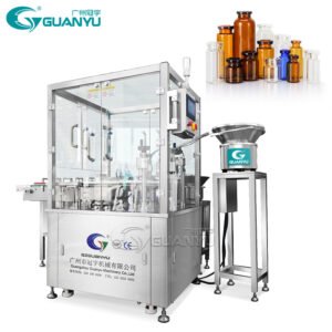 Small Bottle Filler Vial Manufacturing Filling Accuracy Liquid Automatic Perfume Glass Vial Filling Sealing Capping Machine