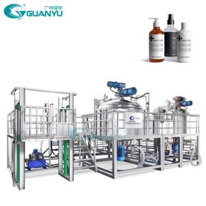 Fixed Combination Pot Emulsifying Machine Cosmetic Cream Mixer High Speed Lotion Cream Making Machine