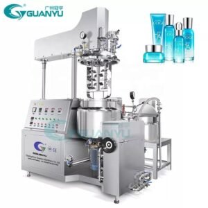 Hydraulic Lift Body Cream Vacuum Homogenizer Emulsifier Mixing Machine Face Cream Body Lotion Emulsifying Making Machine