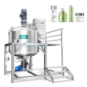 Chemical Reactor Sauce Electric Heating Shampoo Homogenizer Detergent Mixing Machine liquid liotion cream making machine