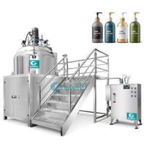 Jacket Tank Emulsifier Homogenizer Mixer Vacuum Homogenizing Cosmetic Emulsifying Machine Laboratory For Face Cream