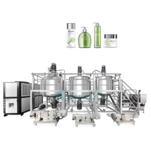 Jacket Tank Vacuum Tank 2 Ton Mixer Cosmetic Making Machine Mayonnaise Mixing With Chiller