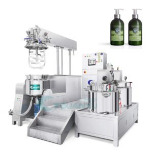 Vacuum Emulsifying Mixer Tank for Cosmetics Make Up Product Process Homogeneous Mixing Machine