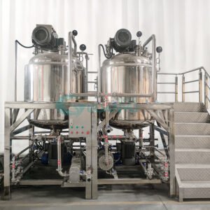 industrial chemical mixer tank grease soap lotion detergent shampoo Mixing Machine Production Line