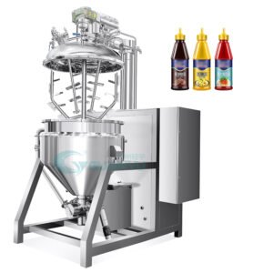 tomato paste ketchup mixing tank homogenizing chemical mixer emulsifying emulsifier mayonnaise equipment