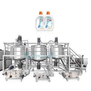 100-5000Mélangeur de shampooing de savon liquide de crème de machine de fabrication de savon liquide de L 500 Usine de fabrication de savon liquide en kg par heure