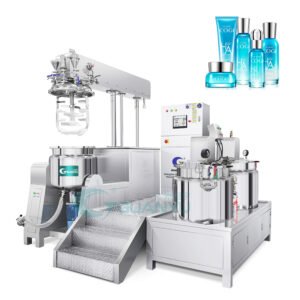Combination soap making machine high speed homogenizer emulsifier vacuum emulsifying machine