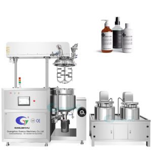 mayonnaise Vacuum homogeneous cosmetic mixer homogenizer emulsifier vacuum emulsifying machine