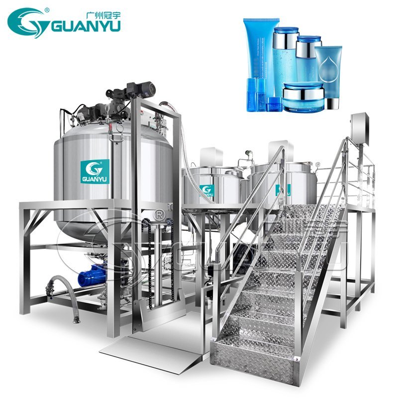 Advantages of vacuum emulsifying mixers for cosmetics and sunscreen production