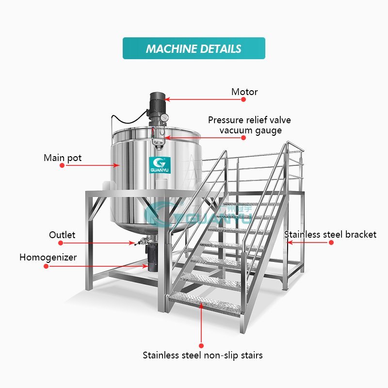 Guangzhou Guanyu Vacuum Emulsifying Mixer
