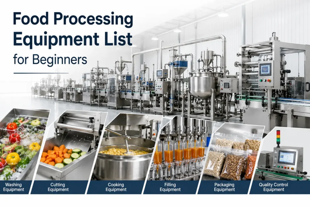 Food Processing Equipment List 1